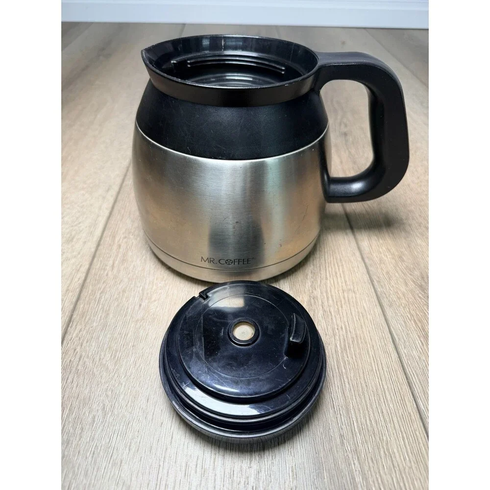 Mr. Coffee Stainless Steel Thermal 8 Cup Replacement Carafe Coffee Pot with lid